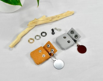 Mini Carabiner Clip - Dog Tag Silencer Attachment