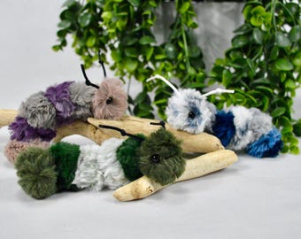 Caterpillar  - Noisy Catnip Cat Toss Toy