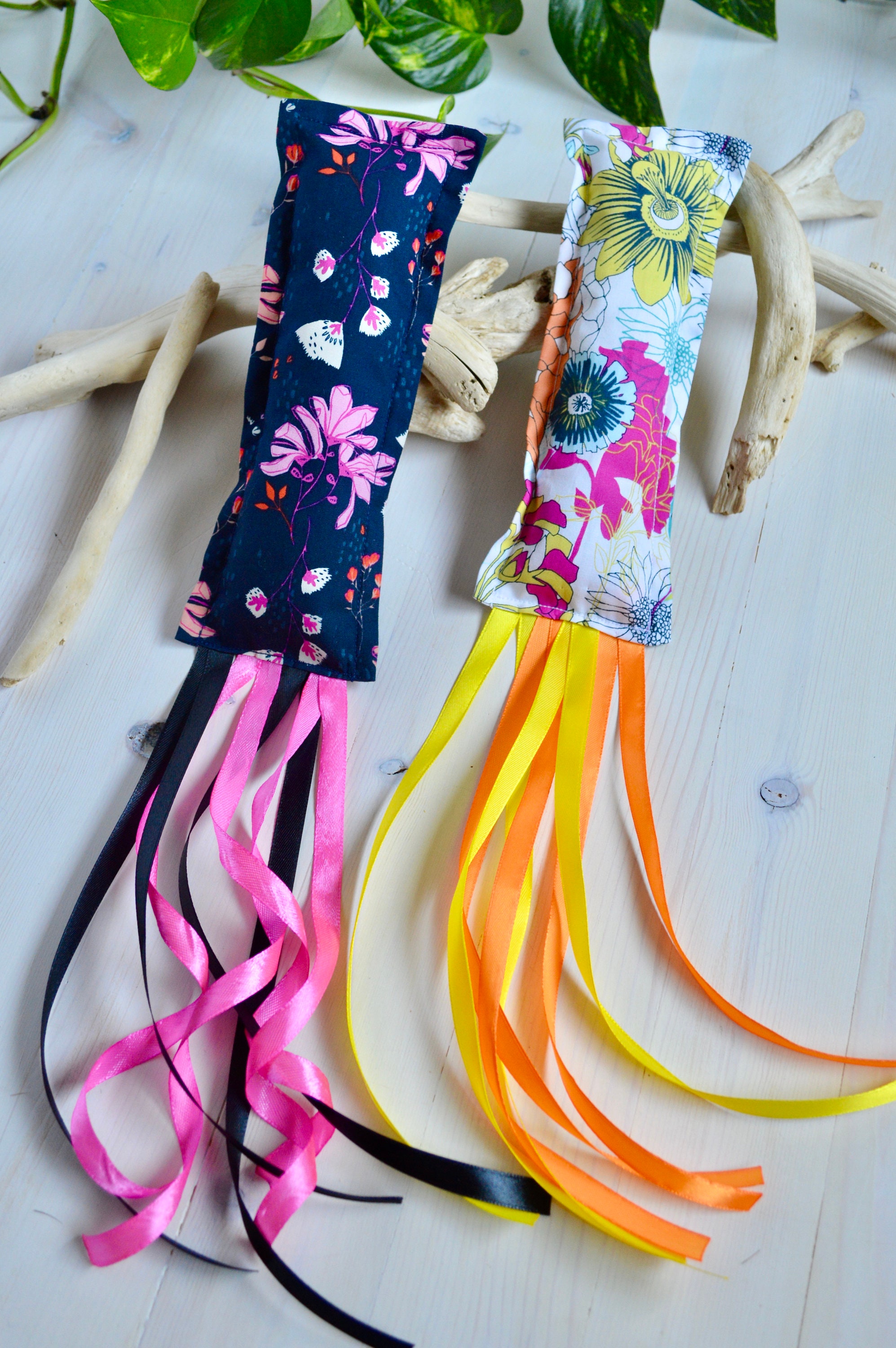 Cat Kicker Flowers / Catnip / Cat Kicker Ribbon Tail / Cat Etsy