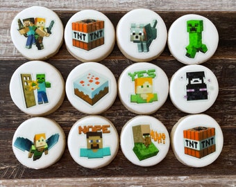 Minecraft Cookies Etsy