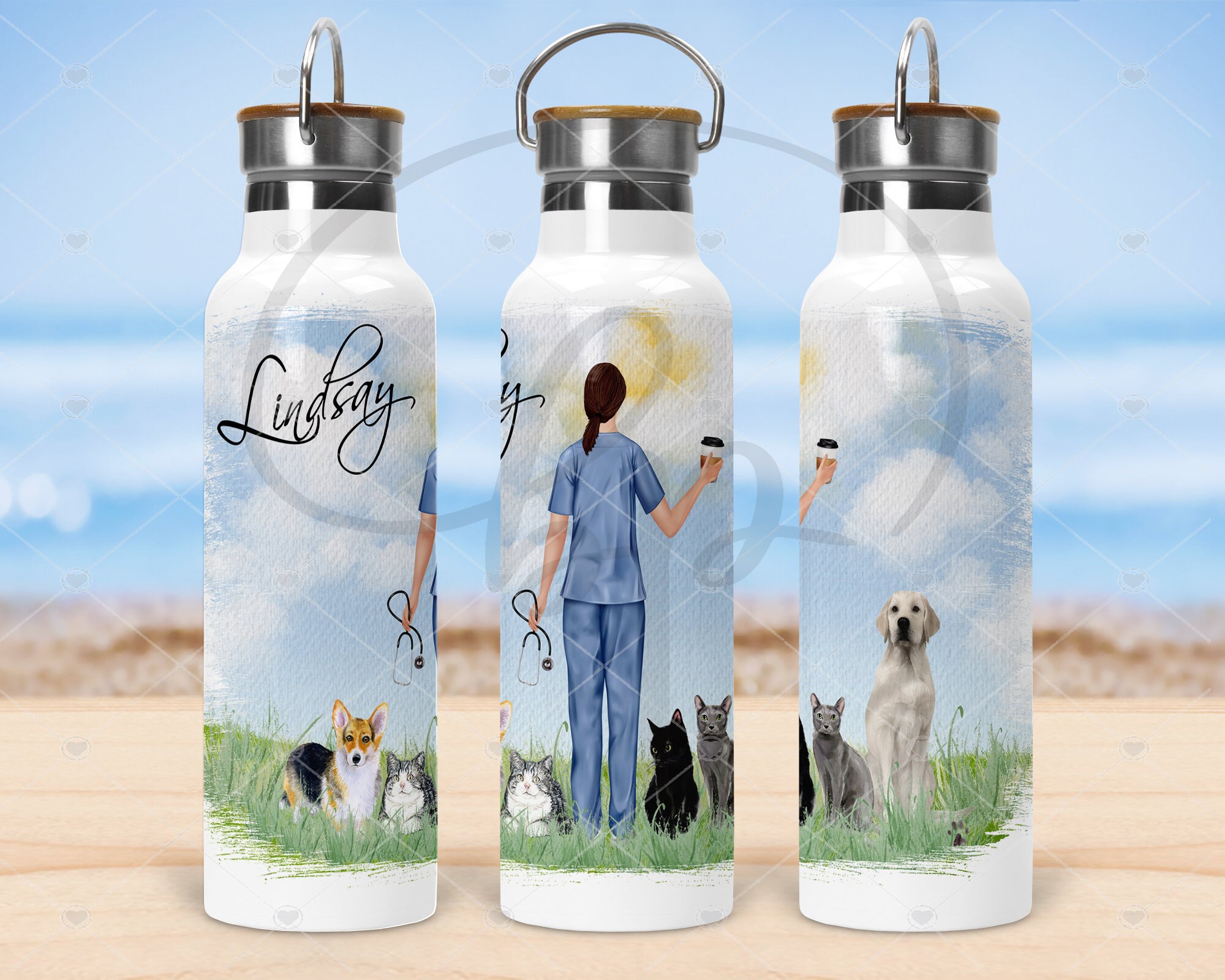 Personalized EXCLUSIVE Veterinarian Tumbler Female Vet Gift Etsy