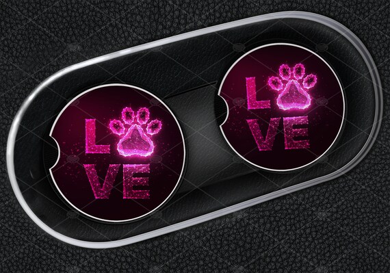 Dog paw print car accessories hotsell