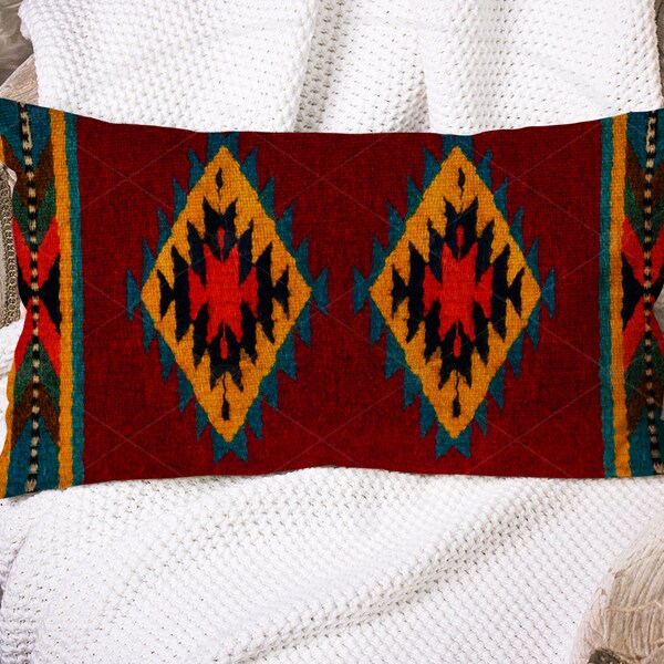 Aztec Pillow Cover Etsy