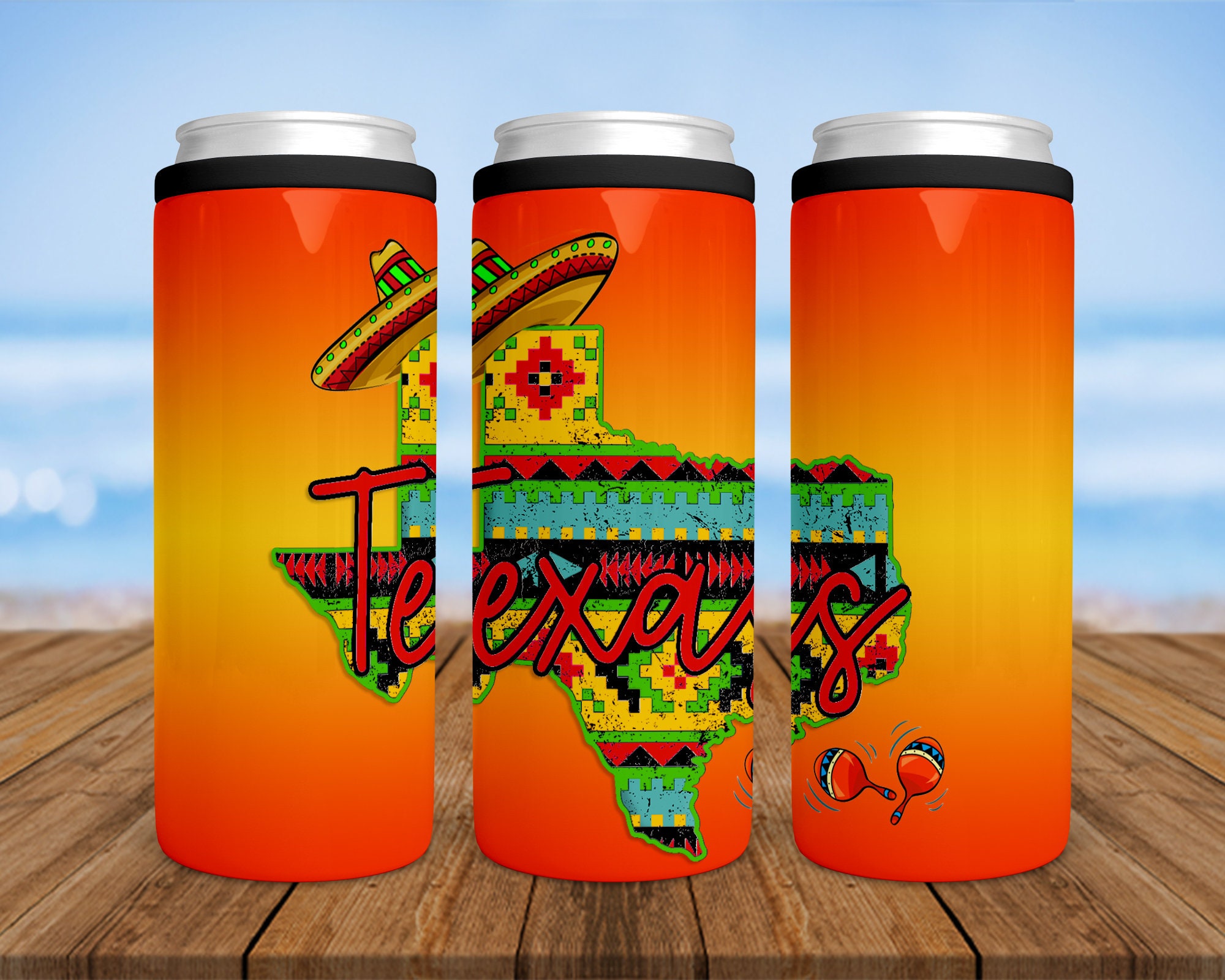 12oz Skinny Can Cooler Sugar Skull Stainless Steel Insulated Cooler Seltzer Beer  Can Holder Gift for Friend Personalized Gift 