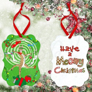 Savanne Katze Ornament | Savandalismus | Beste Freundin Geschenk | Süße Katze Christbaumschmuck | Fell Mama Geschenk | Geschenk für Papa | Strumpffüller
