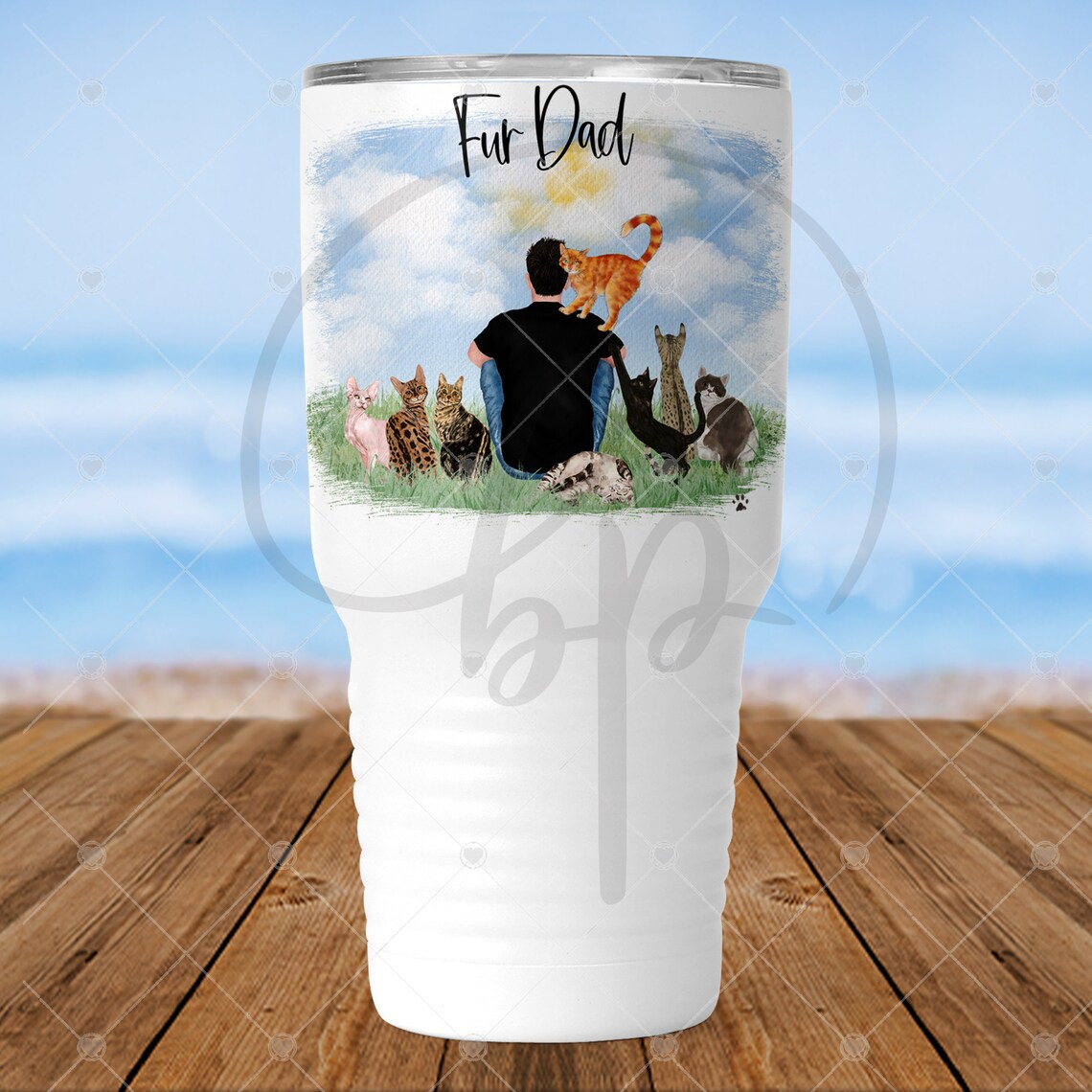 Personalized EXCLUSIVE Fur Dad Tumblers Fur Family Cat Etsy