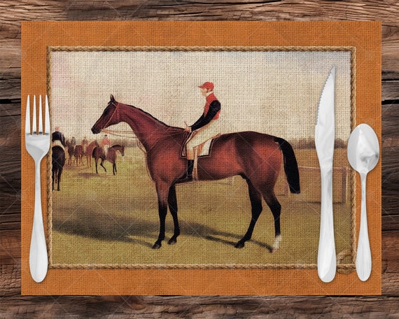 Horse Race Placemat Horse Race Placemat