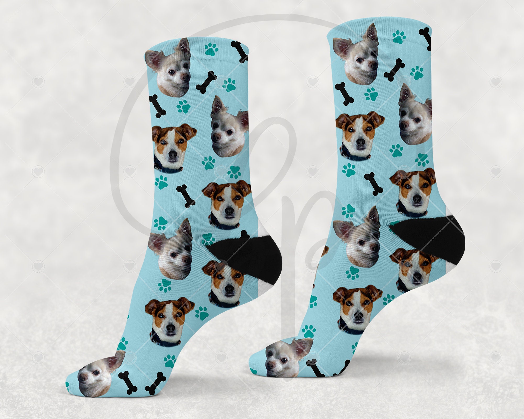 Custom Pet Photo Silly Socks Dog Socks For Men Cat Socks Etsy