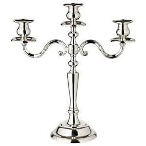 Regina candlestick, 3-bulb, height 36 cm, elegant silver-plated, tarnish-proof