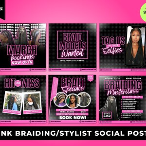PLANTILLAS DE FLYER ELECTRÓNICO PARA EL CABELLO, plantillas de interacción con las redes sociales, volante de instagram, volante para el cabello, paquetes de cabello, extensiones de cabello, pelucas
