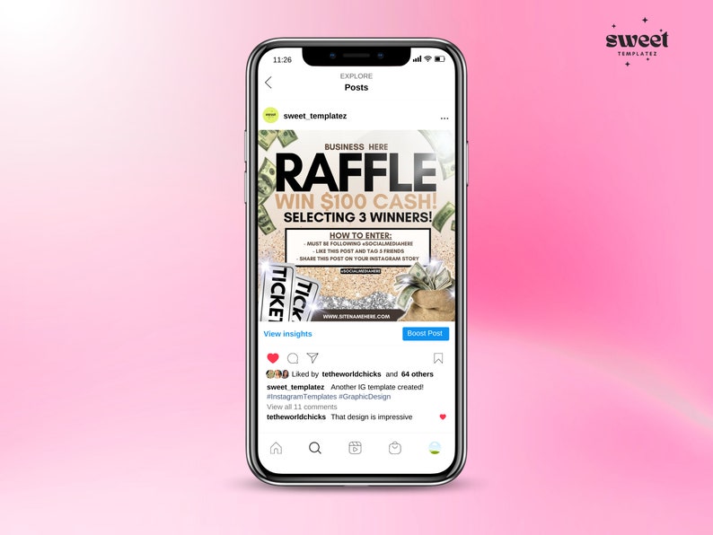 Promoting A Raffle Raffle Flyer Template | DIY Business Branding Giveaway Ticket Contest ...