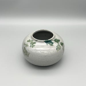 Chrysanthemum Ceramic Vase ll- Flower Nature Pattern - Handmade Pottery Vase - Ceramic Pot - Ceramic Bottle - Ceramic Jar