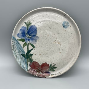 手作り陶器皿 花模様の手作り陶器皿 - Etsy 日本