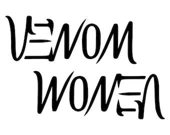 SVG Télécharger: Venom / Women Ambigram Design