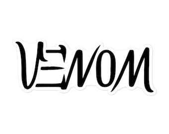 Venom / Women Ambigram Stickers