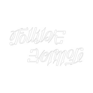 SVG Download: Folklore / Evermore Ambigram Tattoo Design image 2