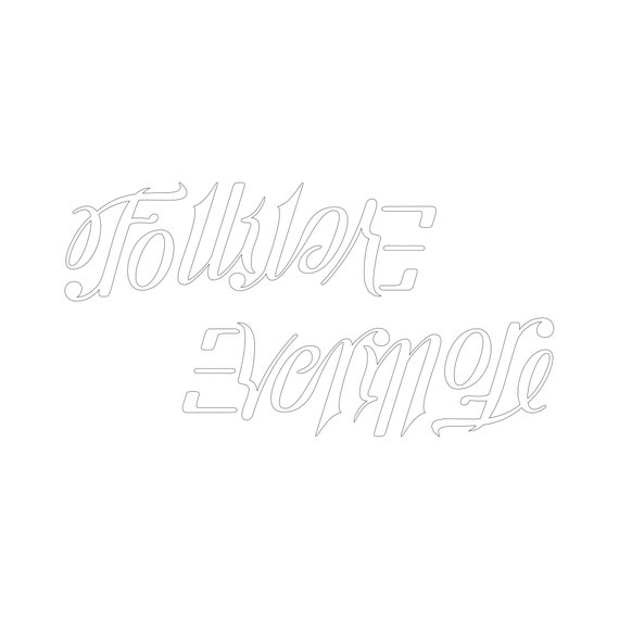 Buy SVG Download: Folklore / Evermore Ambigram Tattoo Design Online in India - Etsy Buy SVG Download: Folklore / Evermore Ambigram Tattoo Design Online in India - Etsy