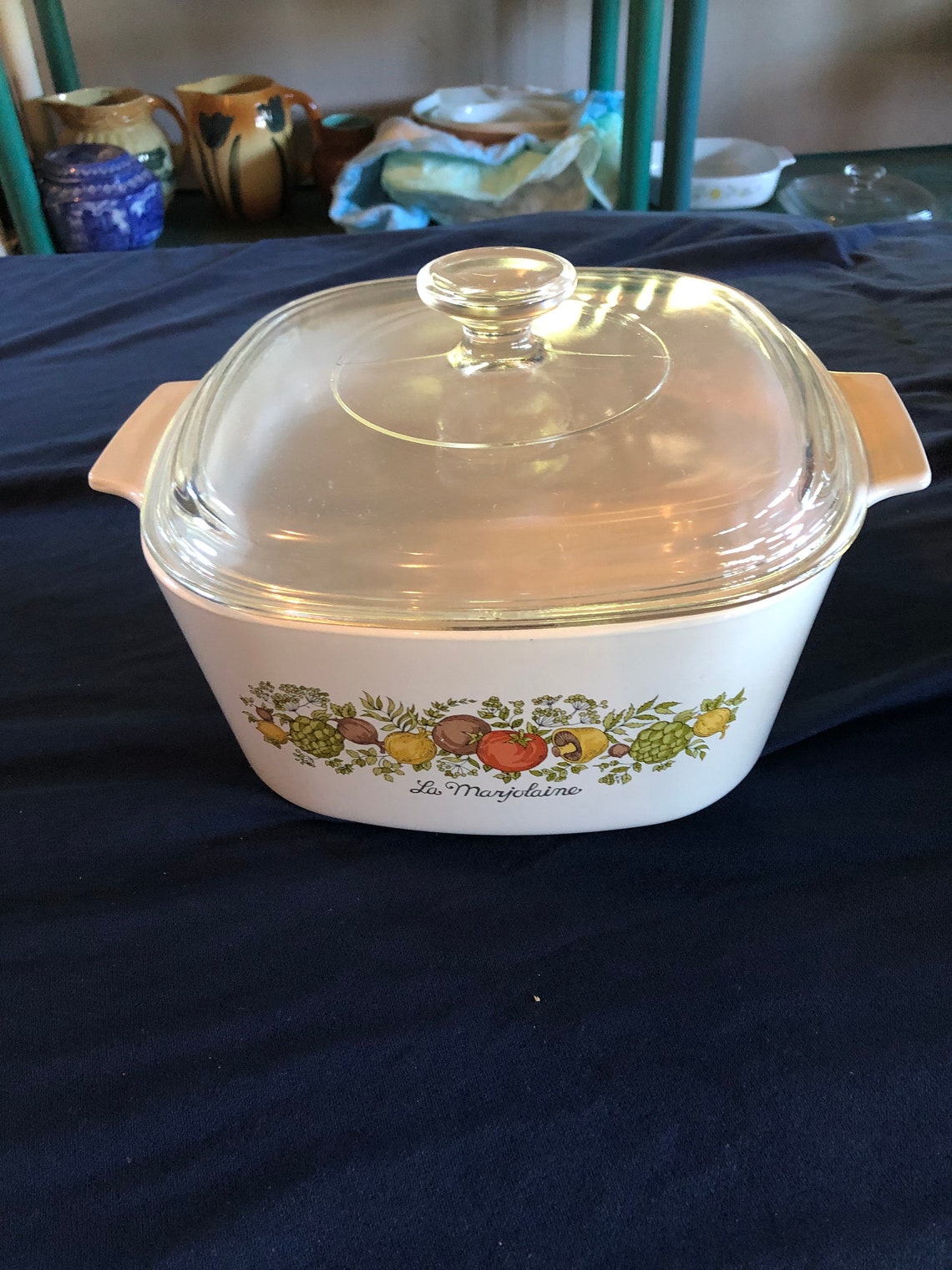 Corning Ware La Marjolaine A 3 B Three Liter w/ Pyrex Lid 09 A Etsy