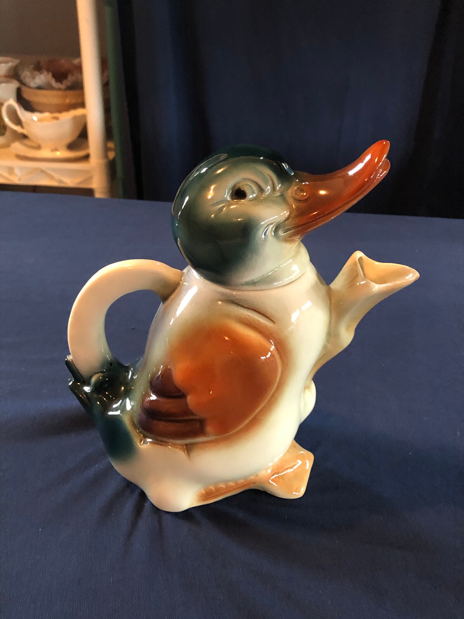 Vintage Erphila Duck Teapot Figural 1930s40s Etsy