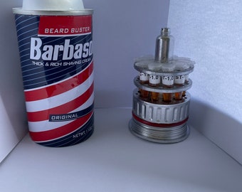 Jurassic Park Embryo Cryocan Replica with metallic barbasol can