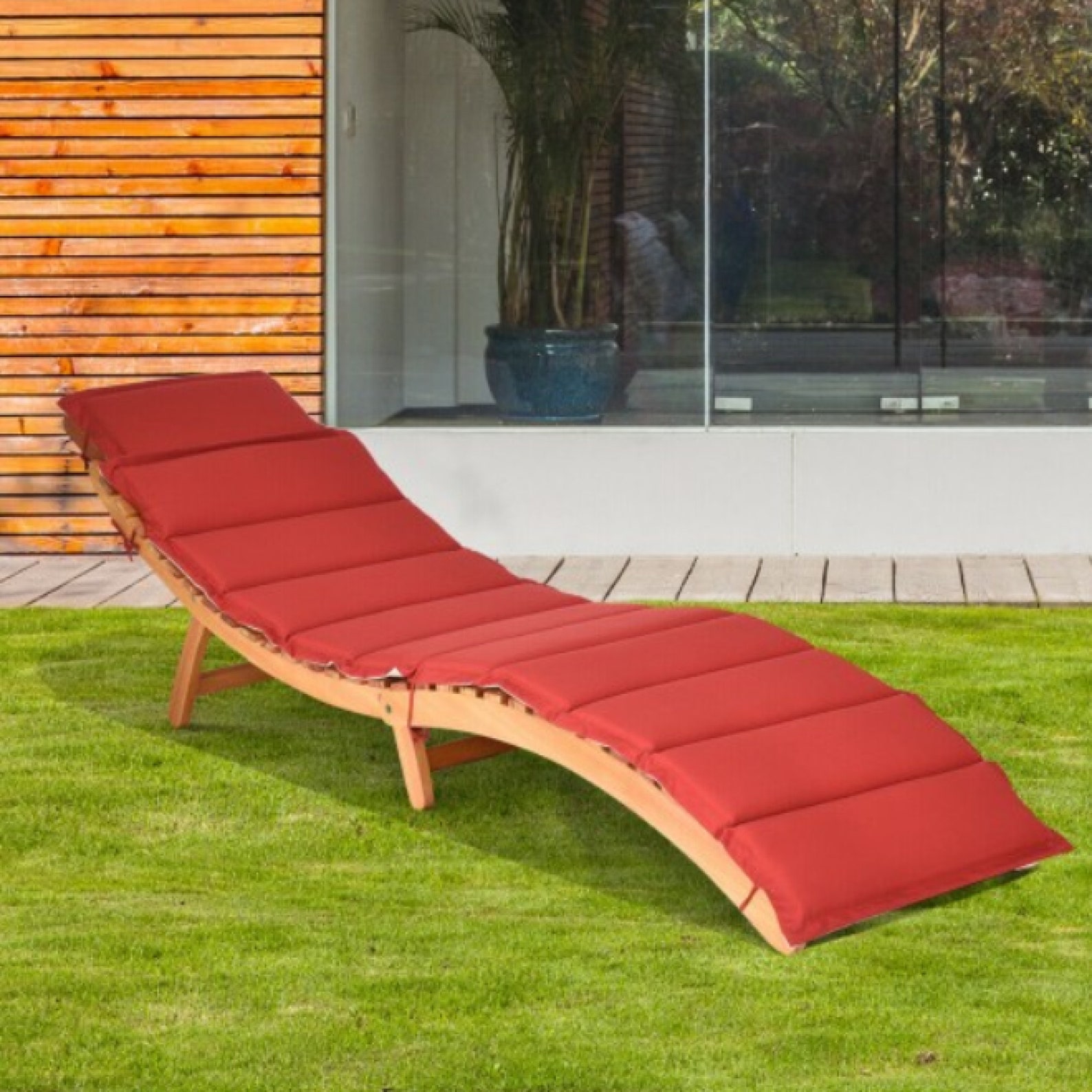 Outdoor Patio Lounge / Tanning Chair Folding Etsy