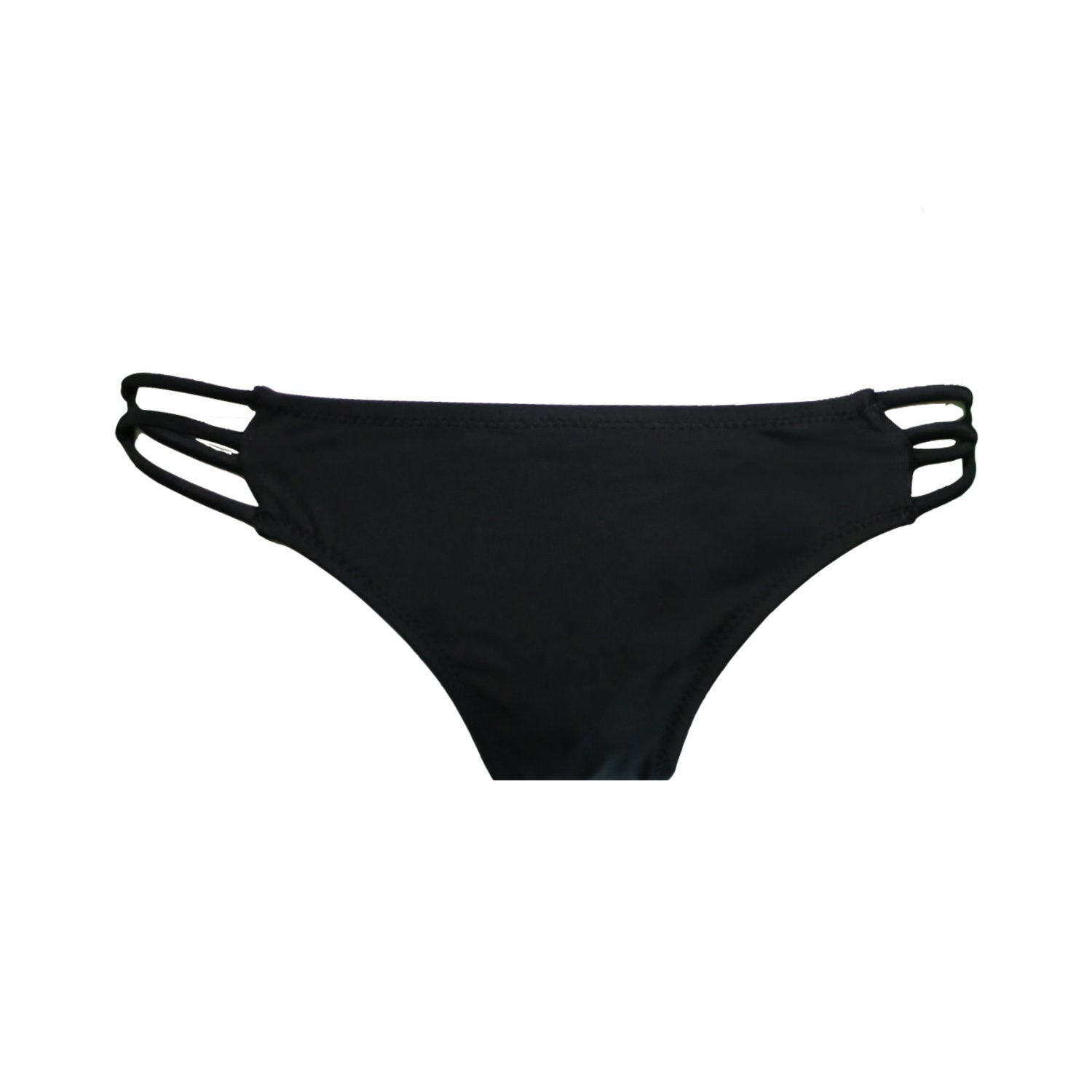 Twisted Strap Bikini Bottom Single Low Rise Criss Cross Etsy