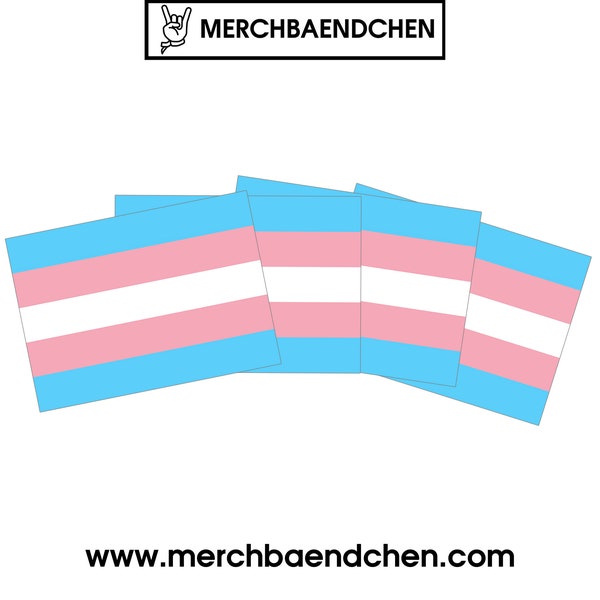 Trans* Flagge Sticker