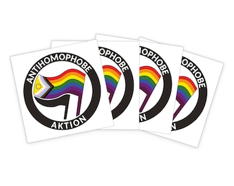Antihomophobic Action (inter* pride) Sticker