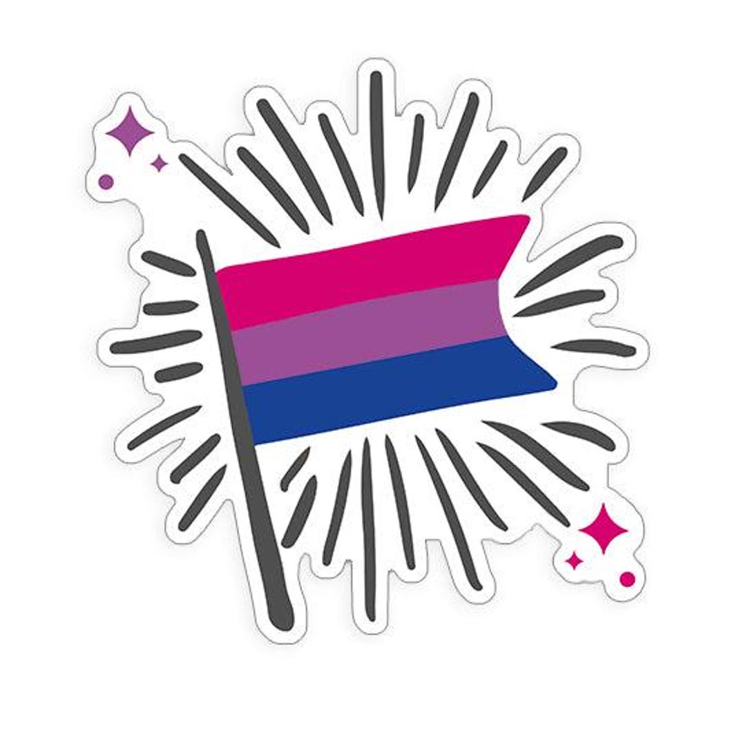 Bi Flag Cut Vinyl Sticker - Etsy