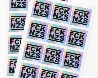 Hologram FCK NZS Sticker