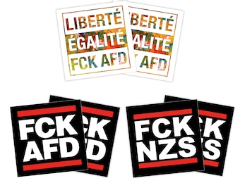 FCK AFD, Liberté sticker package