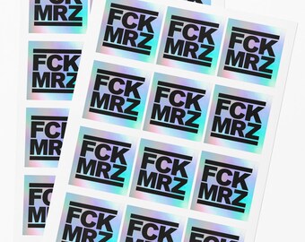 Hologramm FCK MRZ Sticker