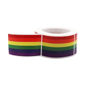 Regenboog stickerrol