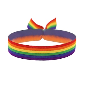 Rainbow Flag Wristband | Pride, CSD, LGBT, love is love, Festival Wristband