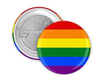 Rainbow Flag Button | 25 mm