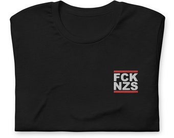 FCK NZS shirt embroidered chest left