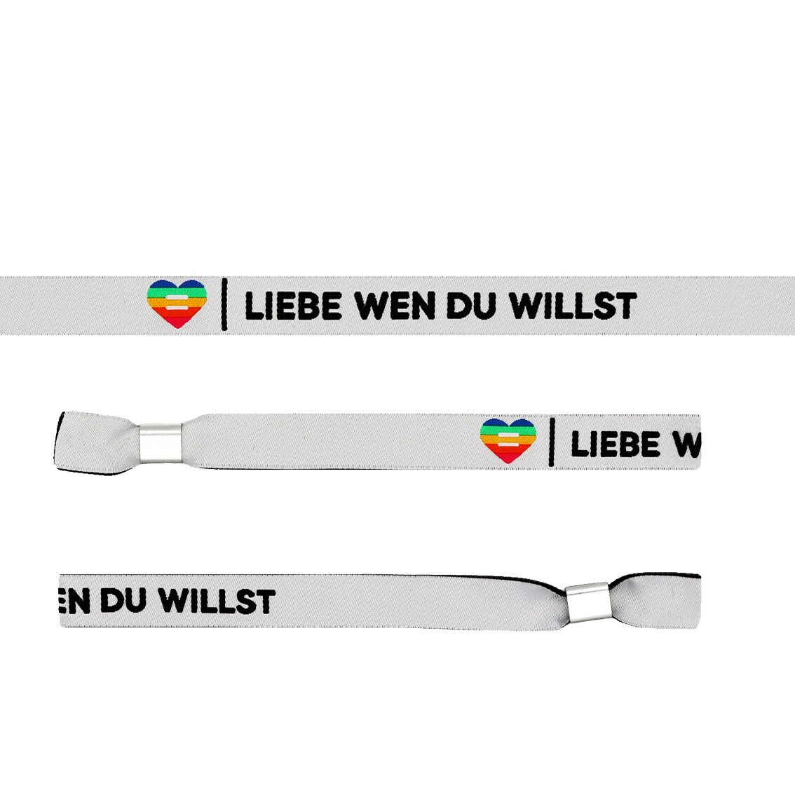 Liebe wen du willst weiß Armband Etsy
