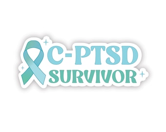 C-PTSD Survivor - cut vinyl sticker