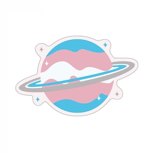 Trans* Planet – gesneden vinylsticker
