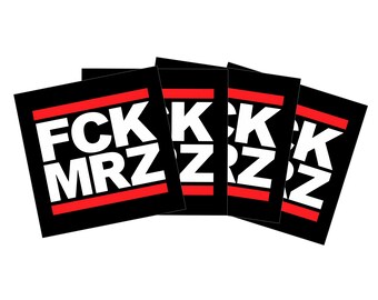 FCK MRZ Sticker