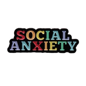 Social Anxiety - Enamel Pin