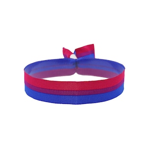 Bisexual flag ribbon