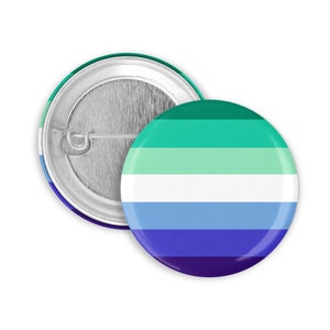 Men loving Men (gay) flag button | 25mm