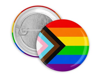 Pride Progress Button | 25 mm