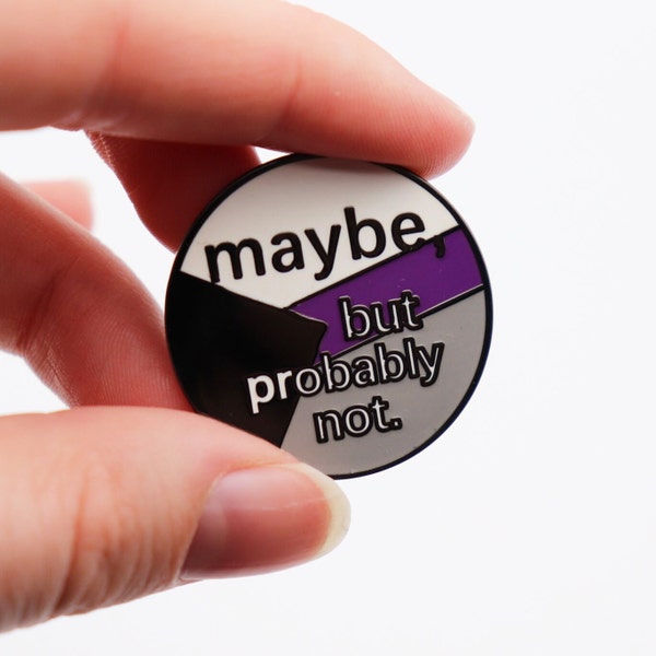 Maybe (demi) - Emaille Pin