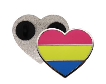 Pansexual Heart - Enamel Pin