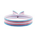 Trans* flag bracelet
