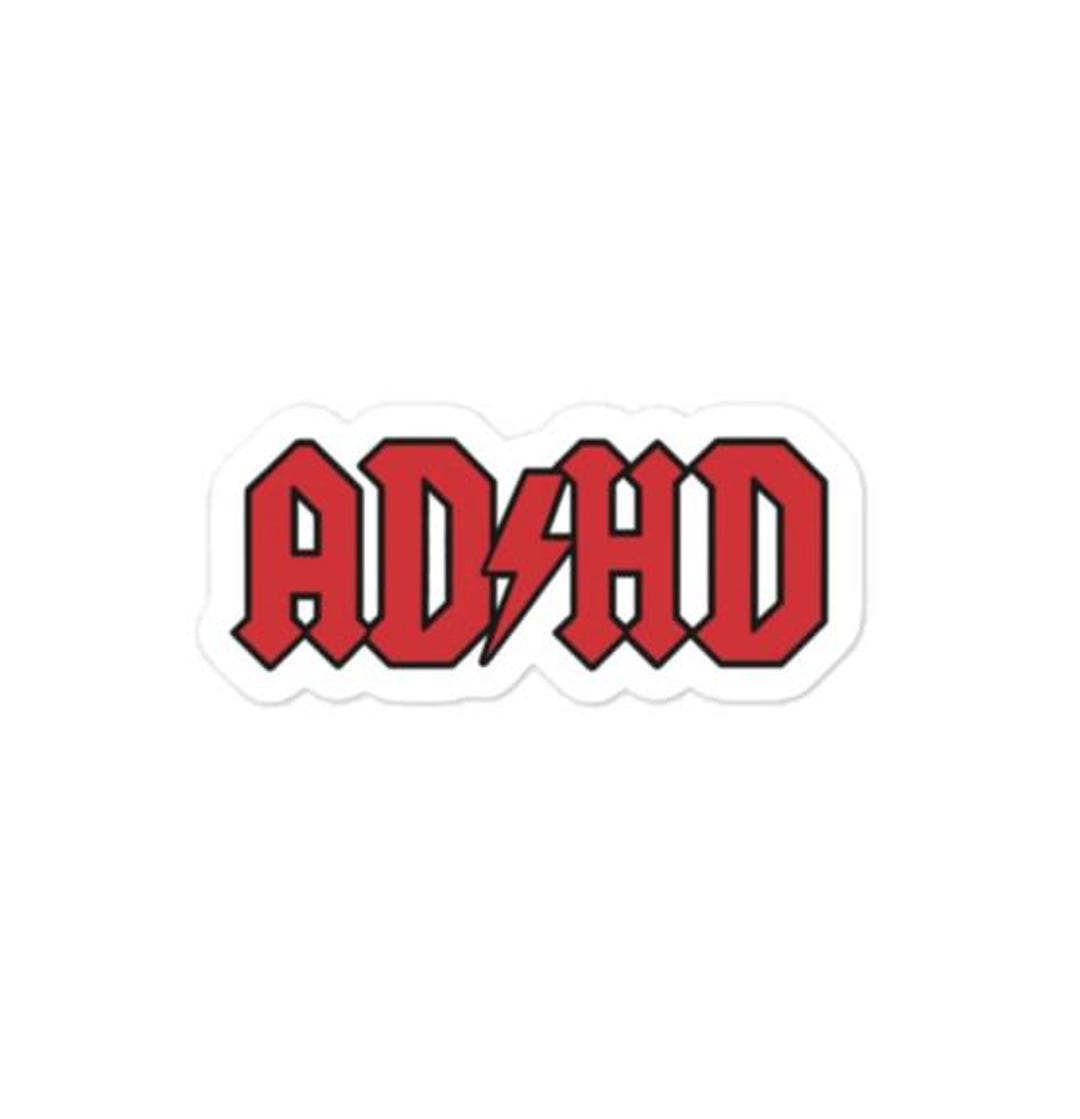 ADHD Vinyl Stickers - Etsy