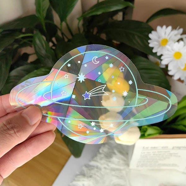 Raamsticker Suncatcher Planet