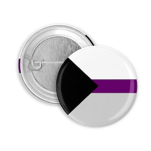 Demisexuell Flagge Button | 25mm